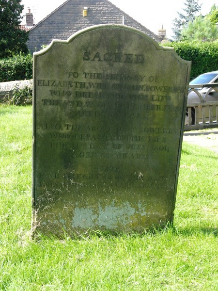 Photograph of gravestone