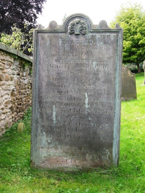 Photograph of gravestone