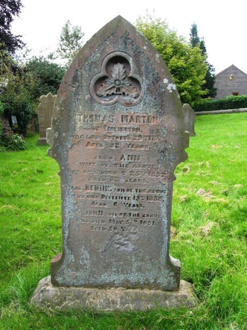 Photograph of gravestone