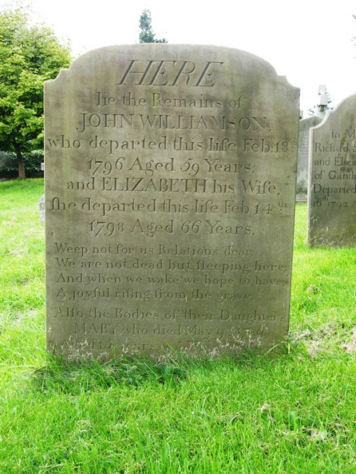 Photograph of gravestone