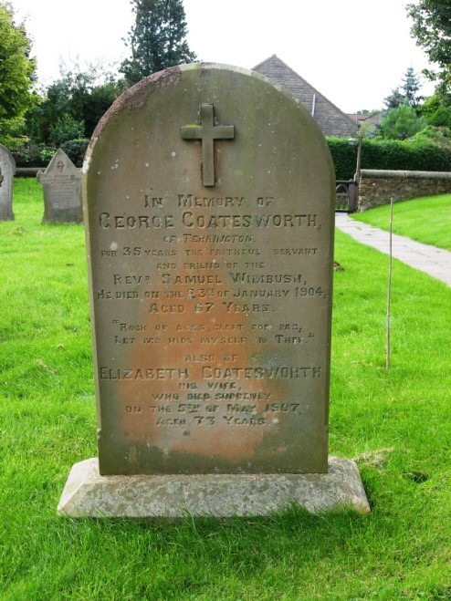 Photograph of gravestone