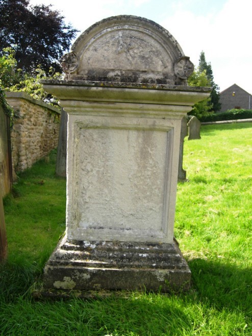 Photograph of gravestone