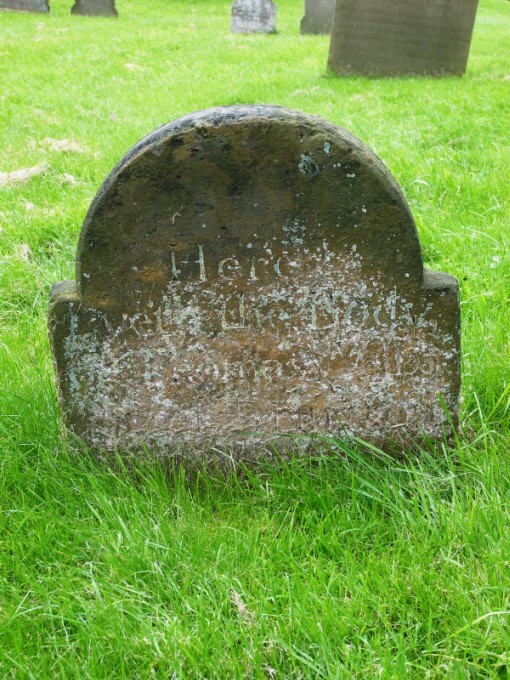 Photograph of gravestone