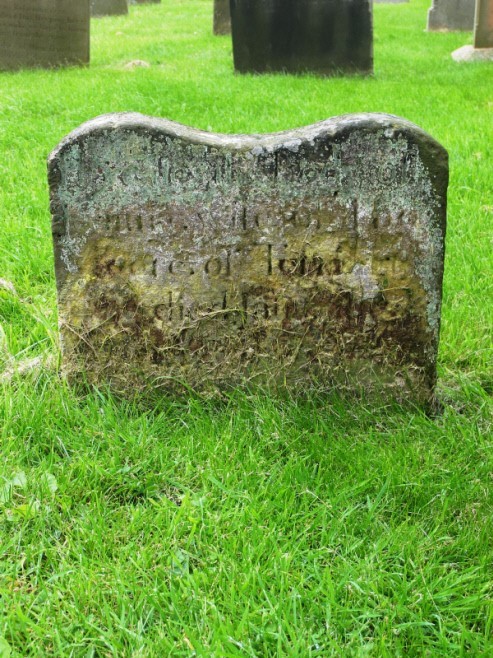 Photograph of gravestone