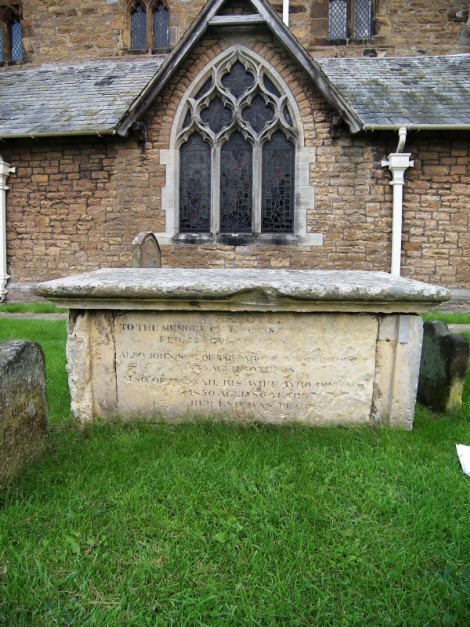 Photograph of gravestone