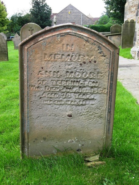 Photograph of gravestone