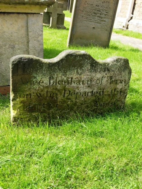 Photograph of gravestone