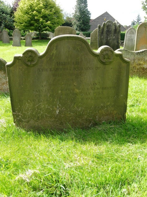 Photograph of gravestone