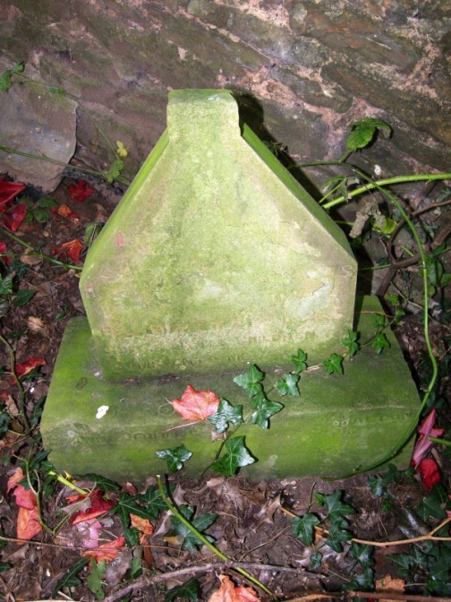 Photograph of gravestone