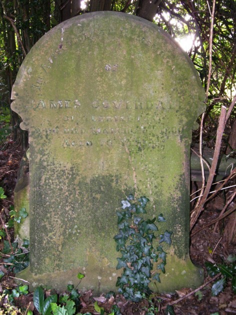 Photograph of gravestone