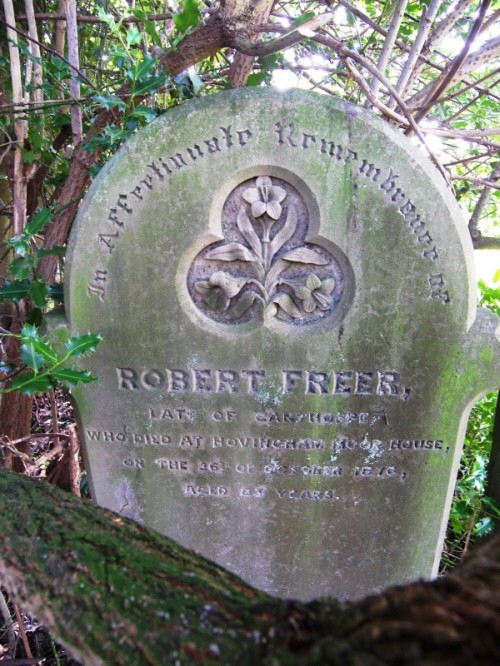 Photograph of gravestone