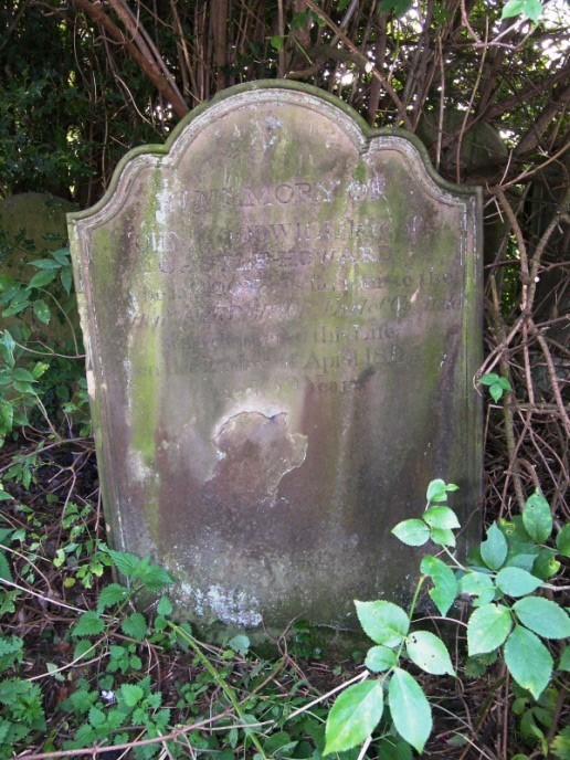 Photograph of gravestone