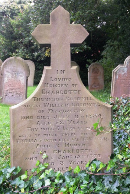 Photograph of gravestone