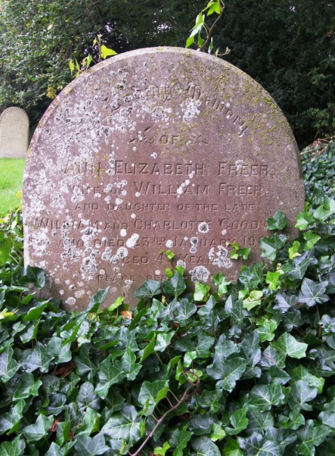 Photograph of gravestone