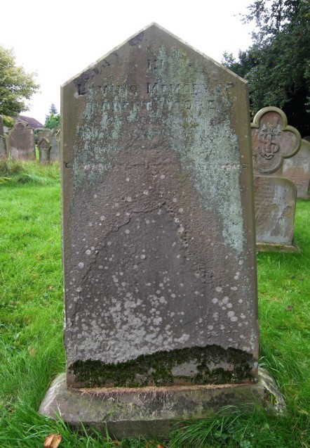 Photograph of gravestone