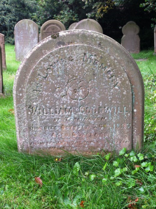 Photograph of gravestone