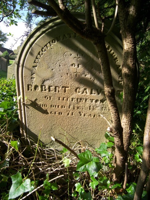 Photograph of gravestone