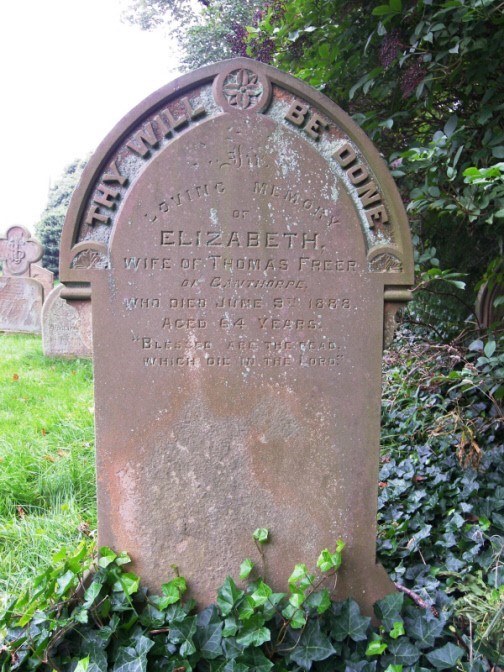 Photograph of gravestone