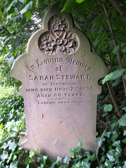 Photograph of gravestone