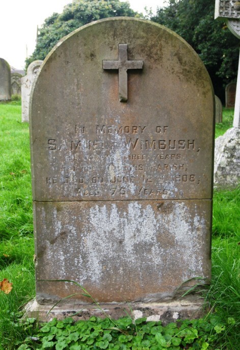 Photograph of gravestone