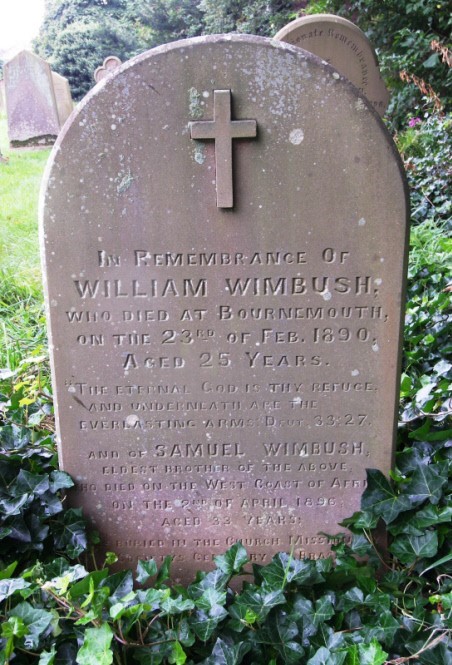 Photograph of gravestone