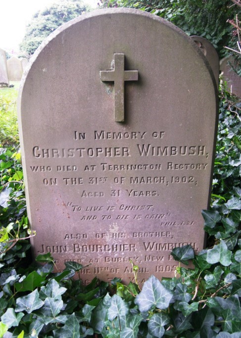 Photograph of gravestone