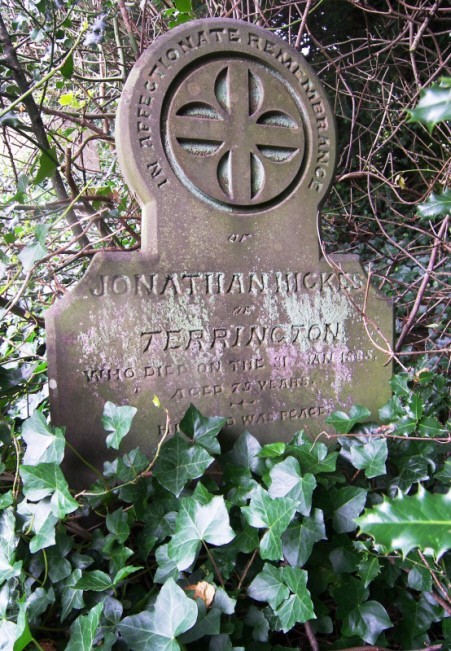 Photograph of gravestone