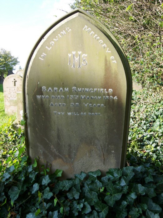 Photograph of gravestone