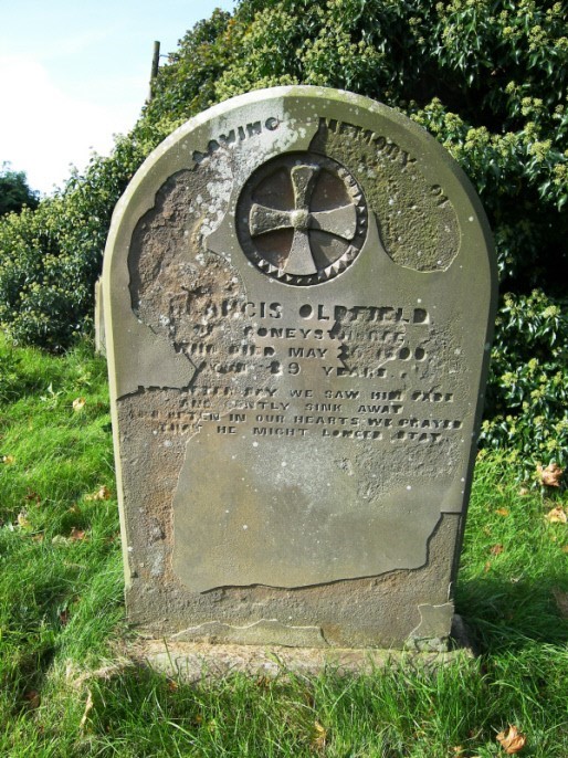 Photograph of gravestone