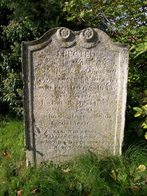 Photograph of gravestone