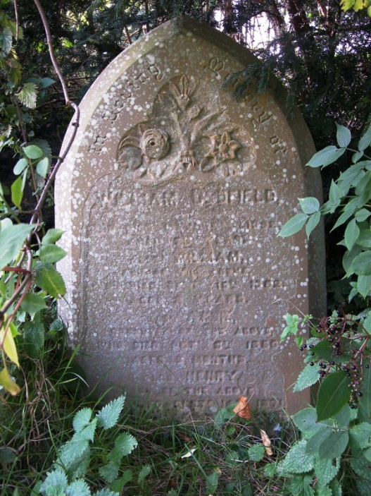 Photograph of gravestone