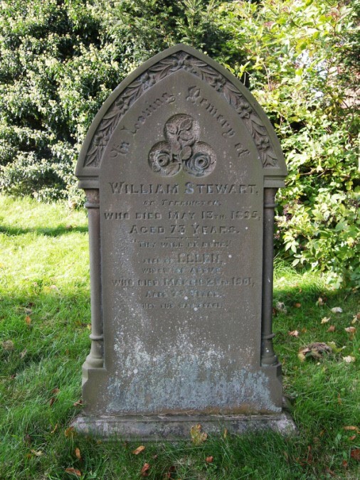 Photograph of gravestone