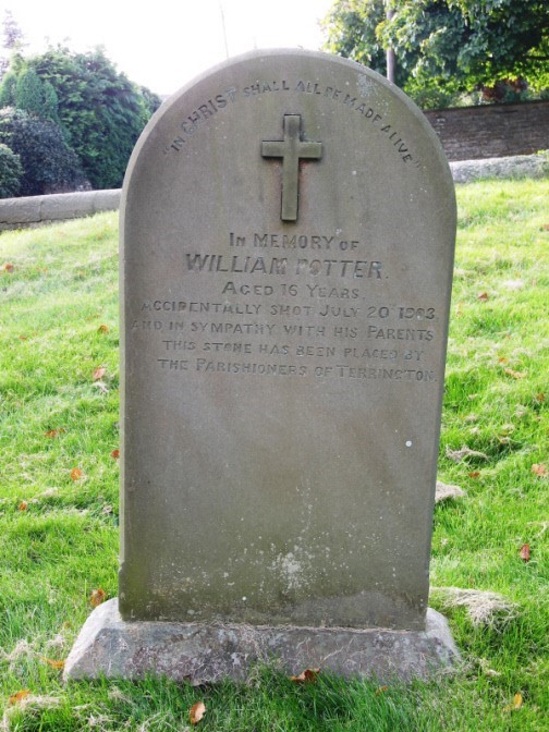 Photograph of gravestone