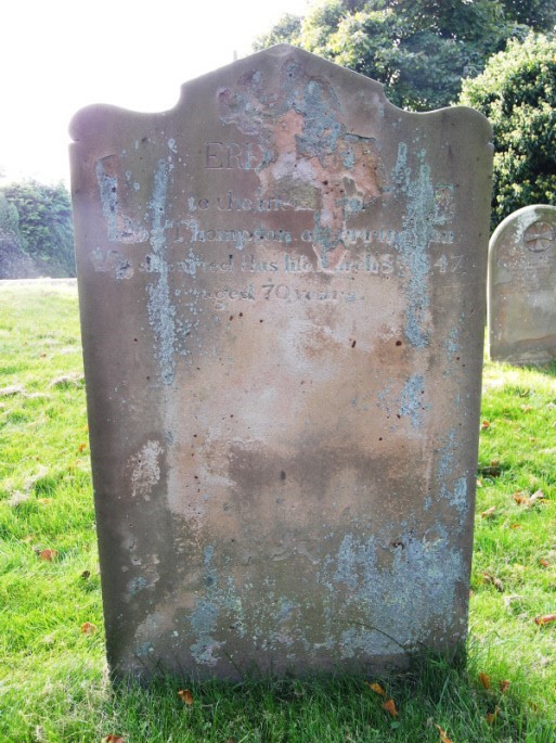 Photograph of gravestone