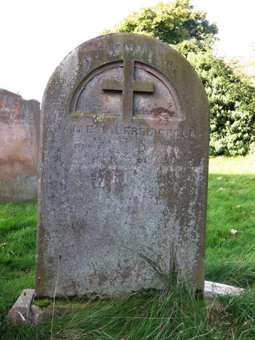 Photograph of gravestone