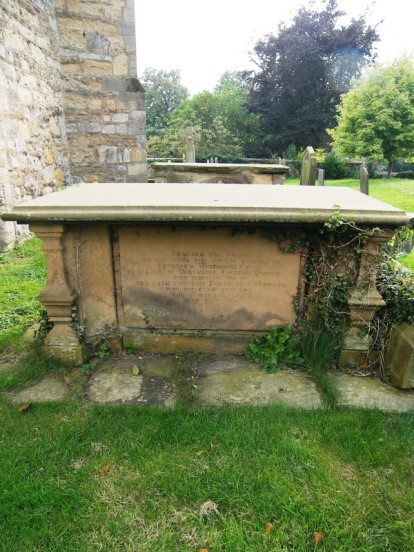 Photograph of gravestone