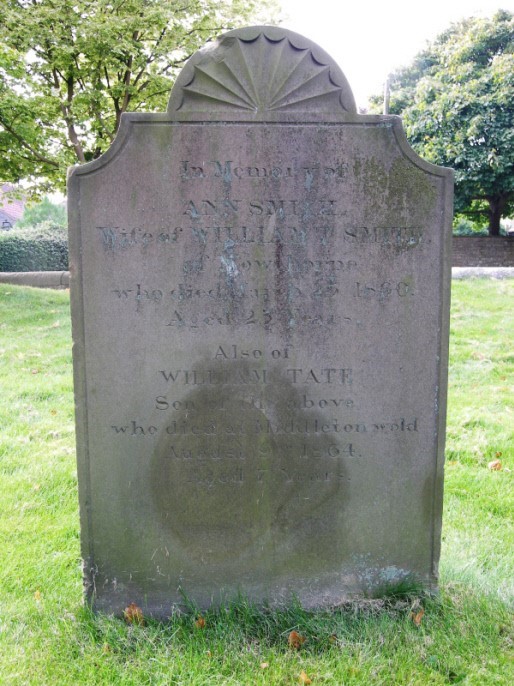 Photograph of gravestone