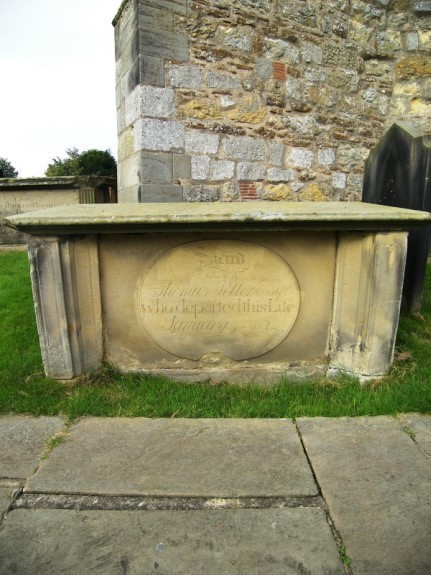 Photograph of gravestone