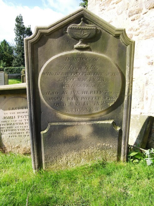 Photograph of gravestone