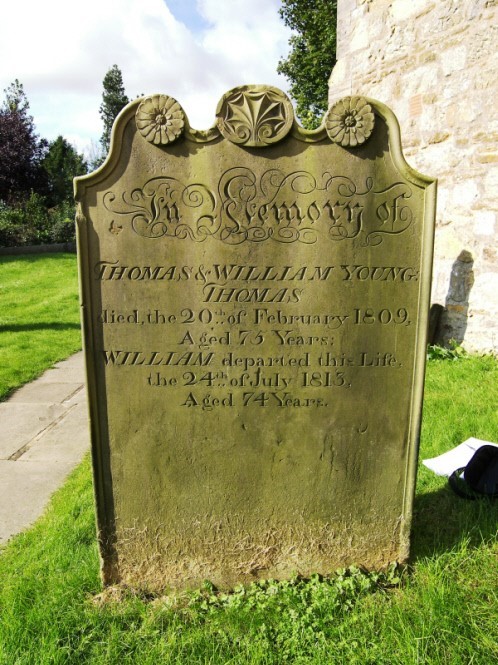 Photograph of gravestone